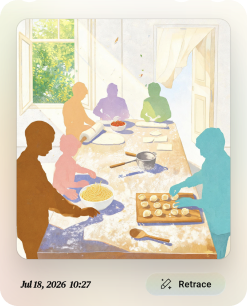 A Spiro family story card