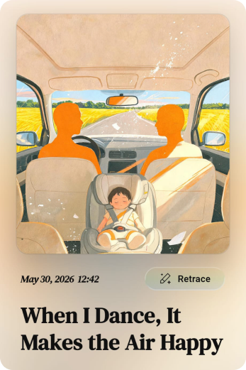 A Spiro road-trip story card